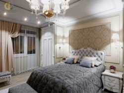 Small bedroom design in classic style