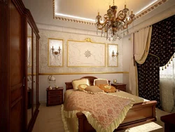 Small bedroom design in classic style