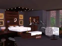 Yotoq xonasi sims dizayni