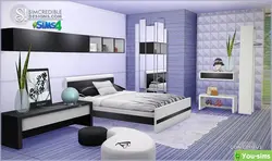 Bedroom sims design
