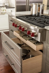 Kitchens are comfortable and practical photos