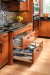 Kitchens are comfortable and practical photos