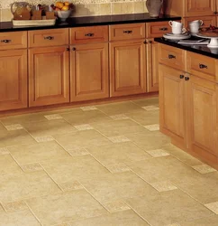 Photo of kitchen floors linoleum