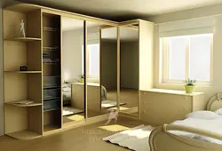Corner bedroom design photo