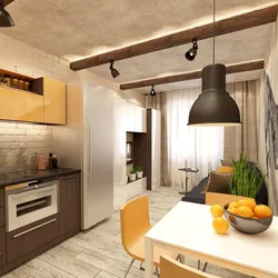 Mətbəx Loft Dizaynı 9 Kv M