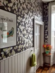 Wallpapering in the hallway design