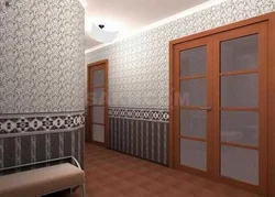 Wallpapering In The Hallway Design