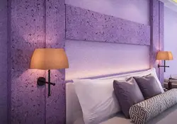 Жидкие обои на стене фото в квартире дизайн