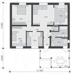 Three Bedroom House Photo