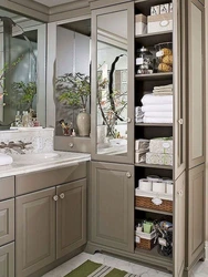 Bathroom cabinet interior design