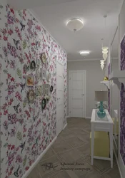 Design how to hang wallpaper in the hallway