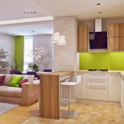 Economical Kitchen Living Room Design