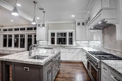 Marble Style Kitchen Design