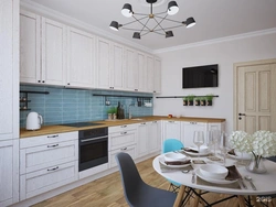White scandi kitchen design