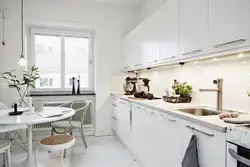 White scandi kitchen design