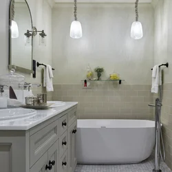 Small bathroom lighting design