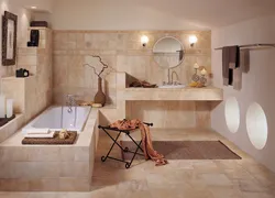 Böyük bir hamam üçün hamam plitələrinin foto dizaynı