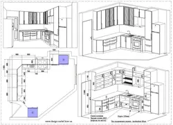 Kitchen interior diagram