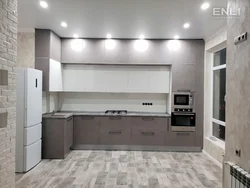 Modern two-level kitchens photos