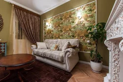Decor Behind The Sofa In The Living Room Walls Photo