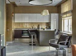 Two-level kitchen design