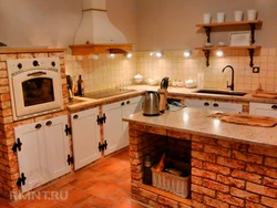Кухни Из Кирпича С Фото Все