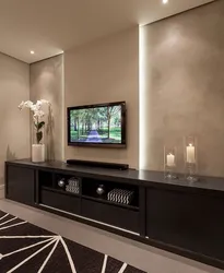 Modern Living Room Design With Side Tables Photo