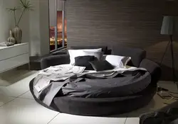 Round bedroom interiors