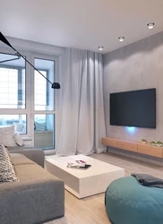 Kiçik Salonda Minimalist Interyer