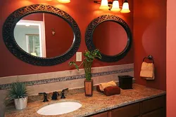 Terracotta bathroom photo