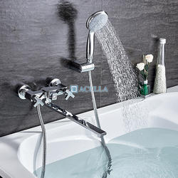 Faucet and shower for bathroom photo