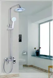 Faucet and shower for bathroom photo