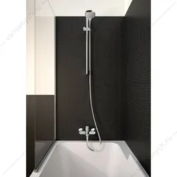 Faucet and shower for bathroom photo