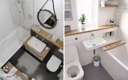 Toilet with bath in Khrushchev 3 sq m photo