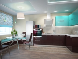 The perfect combination of colors in the kitchen interior