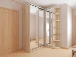 Corner Wardrobe In The Hallway In The Interior Photo Design