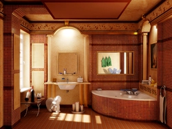 Terracotta bathroom photo