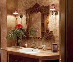Terracotta bathroom photo