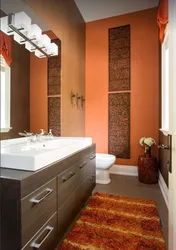 Terracotta bathroom photo