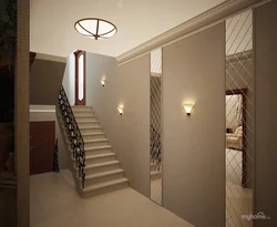 Hallway design on the second floor