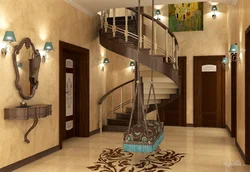 Hallway design on the second floor