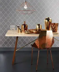 Bronze in the kitchen interior