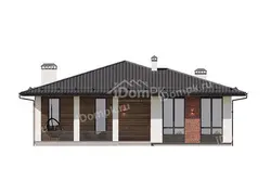 One-story house photo with a terrace and a dressing room