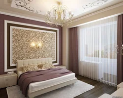 Renovation wallpaper in the bedroom design photo