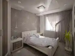 Рамонт шпалеры ў спальні дызайн фота