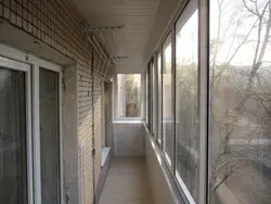 Finishing of a loggia 6 meters turnkey photo