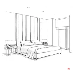 Painted bedroom photo