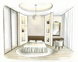 Painted bedroom photo