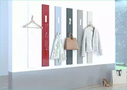 Modern hangers in the hallway wall photos