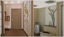 Iki Rəngli Fotoşəkildə Koridorda Divar Kağızı